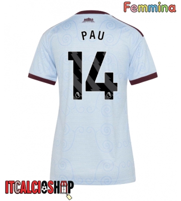 Aston Villa Pau Torres #14 Terza Maglia Femmina 2026-27 Manica Corta